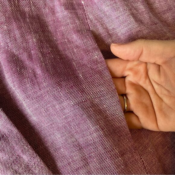 Lafayette 148âPurple Linen Blazer L EUC - Picture 5 of 10